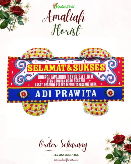 Papan Bunga Ucapan Selamat Ambalau